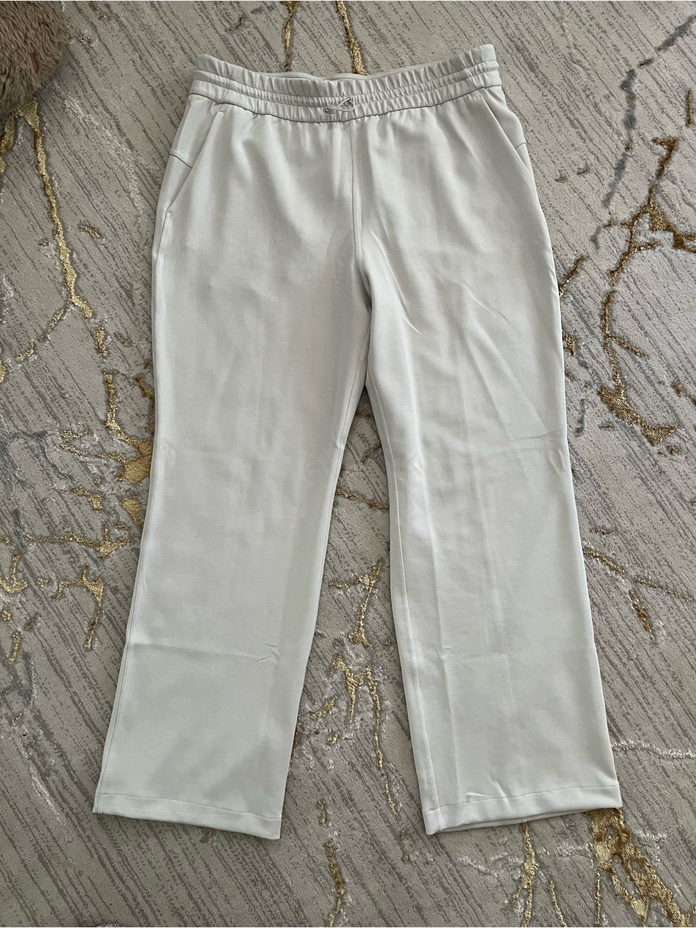 lululemon athletica Relaxed Wide-Leg Pull-On Pants in Light Gray